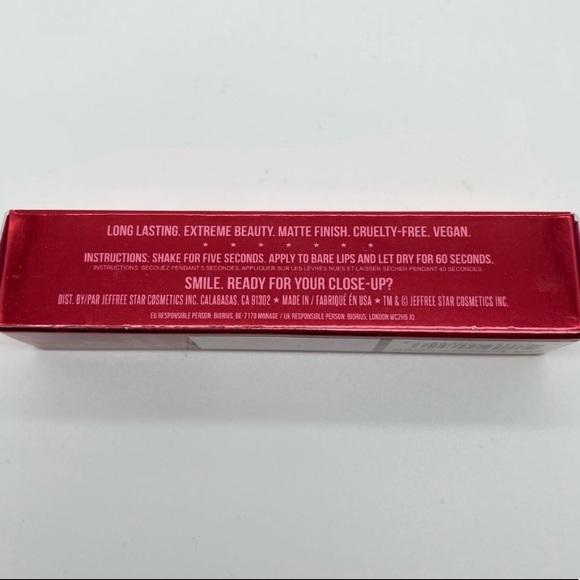 NEW! JEFFREE STAR ⭐️ VELOUR LIQUID LIPSTICK Cut Throat Love Dark Brick Red - Picture 8 of 16
